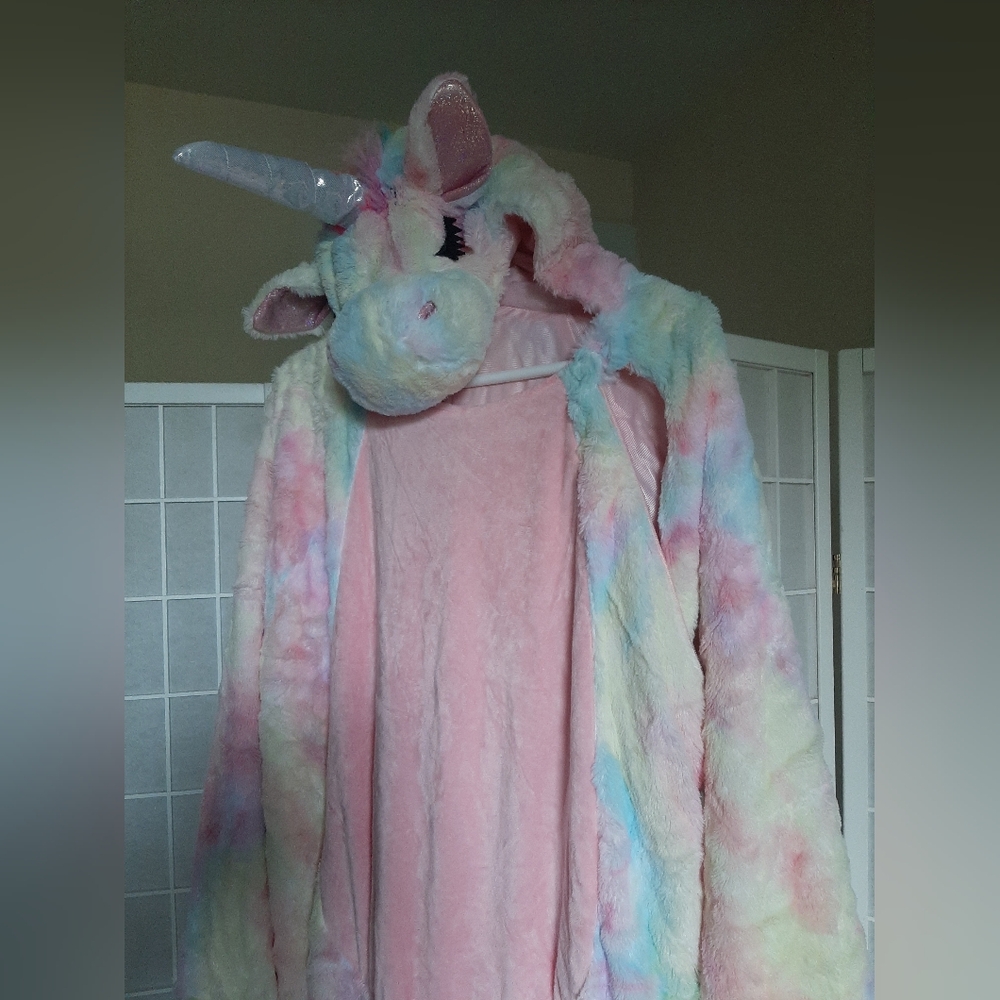 Unicorn Onesie Costume - Adult Large